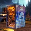 Cuteefun DIY Book Nook Kit, 3D Wooden Puzzle for Adults,