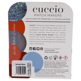 Cuccio Matchmaker - Colour Nail Lacquer & Veneer Gel Polish - Seriously Celsius - For Manicures & Pedicures, Full Coverage - Long Lasting, High Shine - Cruelty, Formaldehyde & Toluene Free - 0.43 oz