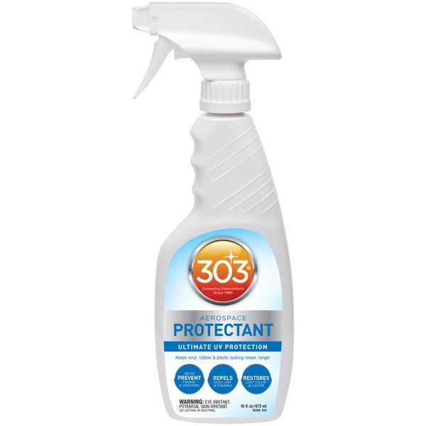 303 Aerospace Protectant – UV Protection – Repels Dust, Dirt, & Staining – Smooth Matte Finish – Restores Like-New Appearance – 16 Fl. Oz. (30308CSR)