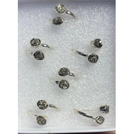 Unbranded Pyrite thumb ring sterling silver size 9