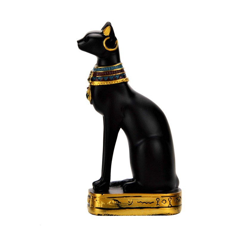NileCart Egyptian Bastet Collectible Figurine Cat Goddess Statue - Made