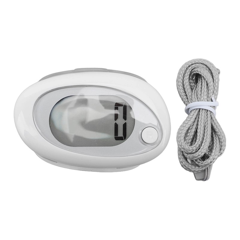 3D Pedometer Simple Step Counter with Clip Lanyard Accurate Quiet