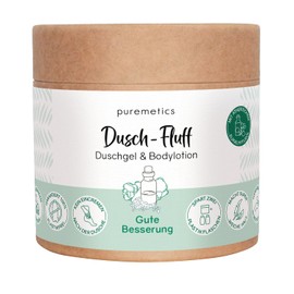 Shower Fluff 'Get Soon' | Dush Gel and Body Lotion in One | With Essential Eucalyptus Oil and Coconut Oil