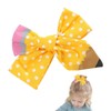 Teacher Hair Clips | Cute Yellow Pencil Bow Hair Clips,Hair