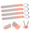 Minkissy 4pcs Portable Nail Files for Manicure Sturdy Nail Trimming