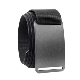 GRIP6 Gunmetal Belt: Durable Belts for Men & Women, Versatile Nylon Tactical Belt for Work, Golf, Casual & Outdoor Use