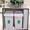 Pack of 2 Food Waste Only Sticker Waterproof (100 x