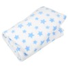 Micro-Pro White With Blue Stars Coral Fleece Blanket Home Sofa