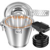 Rear Grease Drainage Funnel with 1.3 Gal Drip Oil Bucket