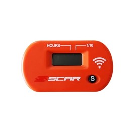 SCAR Operating Hour Meter Vibration Moto Cross Enduro Quad Moto Compatible with Yamaha KTM Honda Kawasaki Suzuki Husqvarna Orange