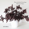 Afloral Plum Fake Cimicifuga Ramosa Leaves - 31"