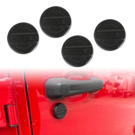 SUNPIE Keyhole Covers Compatible with 2018-2025 Gladiator JT JL Keyhole Covers with Magnetic Keyhole Protection Accessories 4PCS