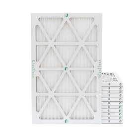 Glasfloss ZL 14x18x1 MERV 10 (FPR 5-6) Pleated HVAC Air Filters. (Case of 12). Actual Size: 13-1/2 x 17-1/2 x 7/8