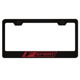 MVP Black License Plate Frame for F Sport, FSport
