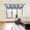 ELKCA Thick Chenille Waterfall Swag Valances for Living Room Valance