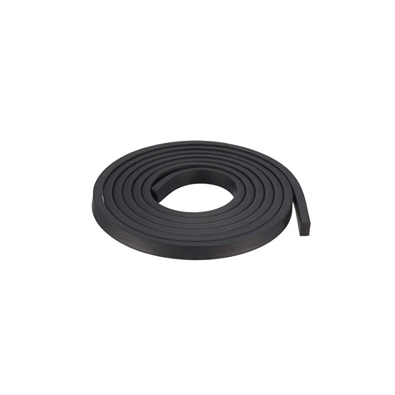 sourcing map Solid Rectangle Rubber Seal Strip 5mm Wide 3mm