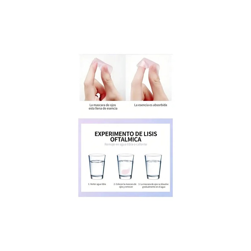 120 Parches Ojos Colágeno Hidrogel Anti Ojeras Bolsas 2 Pack