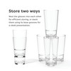 TOSSWARE RESERVE 16oz Stacking Pint, SET OF 4, Premium Quality,