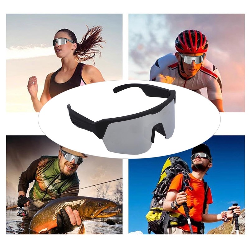 Smart Bluetooth Glasses,Polarized Sunglasses with Bluetooth Speaker,Sports Polarized Sunglasses for