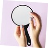 PACKOVE Handheld Makeup Mirror with Handle for Women Portable Compact