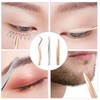 3 Pieces with Comb Tweezers, Grafted Eyelash Tools, Stainless Steel