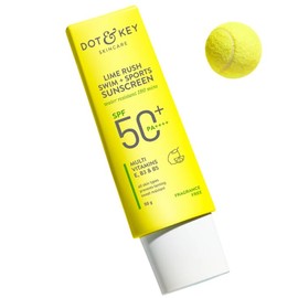 Dot & Key Lime Rush Sports Sunscreen SPF 50+, Water Resistant 180 mins, Non-Sticky Lightweight Formula