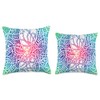 Carissa Wyles Infinity Rope Spectrum Throw Pillow, 16x16, Multicolor