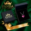 PANDA LUXURY JEWELLERY Women's 925 Sterling Silver Heart Necklace Heart
