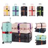 SHENKUAI 6 Packs Luggage Straps for Suitcases, Luggage Strap, Premium