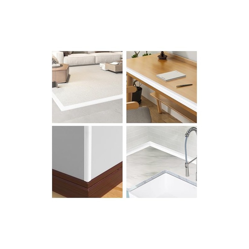 Wall Corner Protector Peel and Stick Wall Molding Trim Flexible