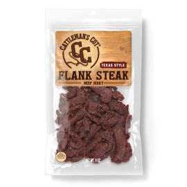 Cattleman's Cut Flank Steak Beef Jerky 9oz Tender Smoked Sweet Spicy Flavor