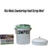 1.2 Gallon Compostable Drawstring Food Scrap Bags by BioBag, 80