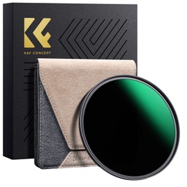 K&F Concept 82mm ND1000 Filters, Copper Neutral Density 10 f-stop with 36-layer Coatings High Definition Camera Lens Filter Brass Frame (Nano-X PRO Series)
