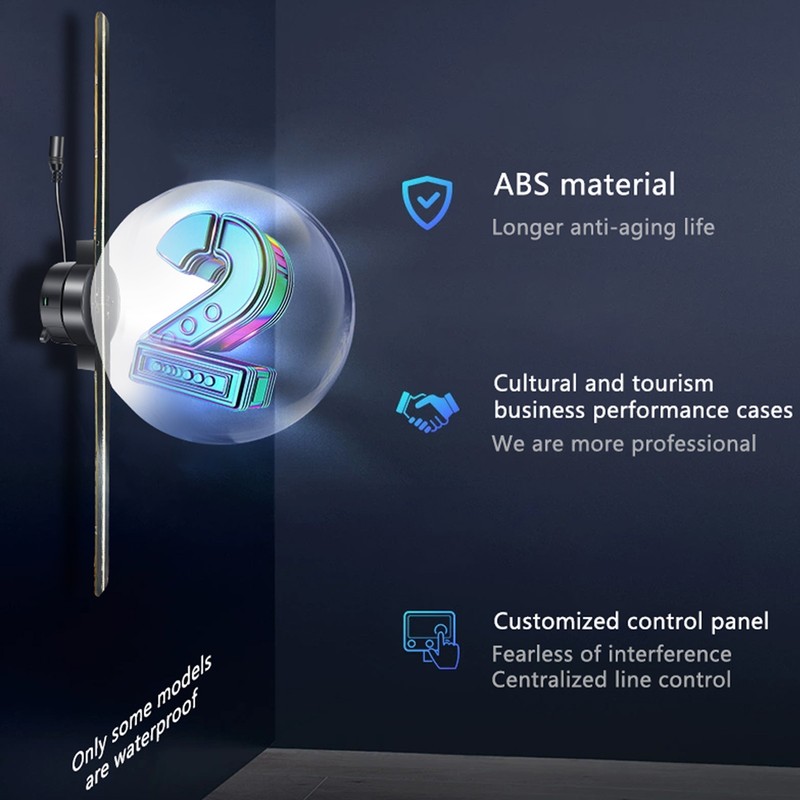 420mm Ultra-thin 3D Holographic Advertising Machine 3D Imaging Holographic Advertising