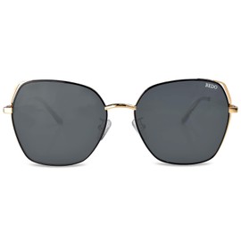 BEDO Oversized Retro Sunglasses for Women Gold Frame Cute Square Shades Polarized