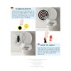 Toilet Sticker Set of 6 Toilet Stickers Target Shark Design