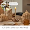 Luminara - Flameless LED Battery Operated Flickering Window Taper Candle