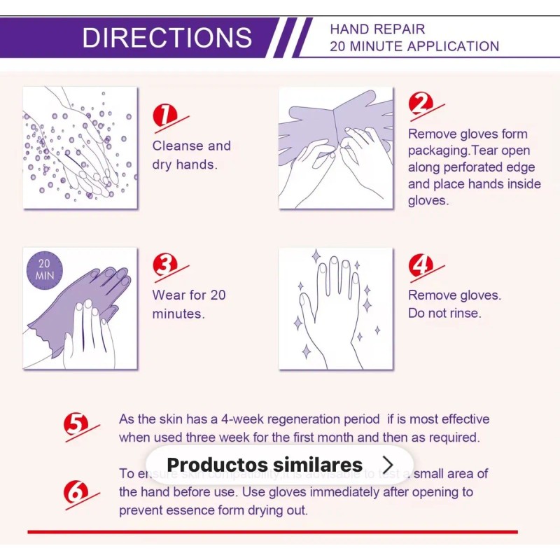 Mascarilla De Manos Aliver - Hidratación Intensiva Colageno