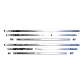 Brighter Design 12p 1 1/2' Side Molding fits Ford F-150 SuperCab 15-18 8' Bed