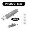 atnayo 4 Pcs Push to Open Door Catches, Latch for