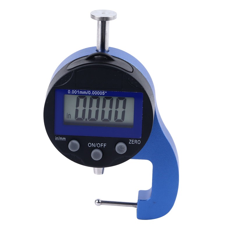 Micro Digital Thickness Gauge Accurate Dial for Pipe Wall 0.0005in