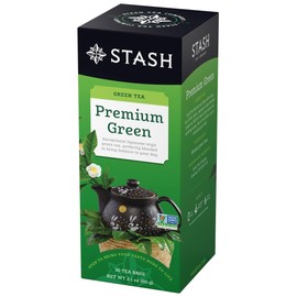 Stash Tea Premium Green Tea, 6 Boxes of 30 Tea Bags Each (180 Tea Bags Total)