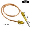 MENSI Copper Tube Thermocouple Replace 74L57 Sensor 26" Fits for
