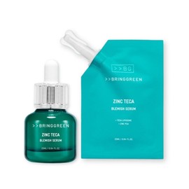 Bringgreen Serum Zinc Teca Blemish Serum 25ml Original Refill Special Set / 브링그린 세럼 징크테카 블레미쉬 세럼 25ml 본품 리필 기획세트