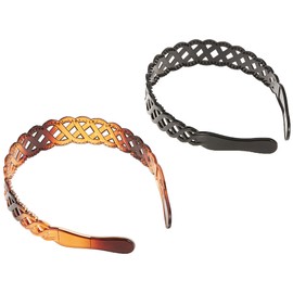Goody 03976GDY Diadema Basket Weave, 2 uds