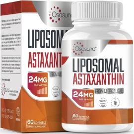 Liposomal Astaxantina 24mg Con 60 Softgels Hecho En Usa