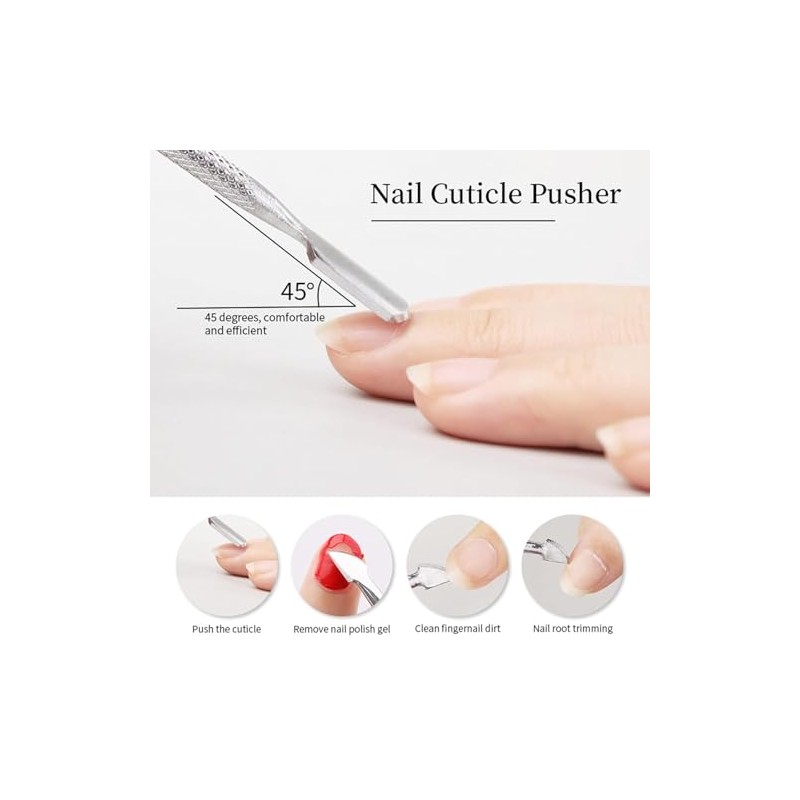 Profi Eingewachsene Zehennägel Kit, Pediküre-Set,Hornhautentferner und Trimmer (4 Stück)