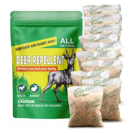 LAQDECDV Deer Repellent, Rabbit Repellent Outdoor, Bunny Repellents for Plant, Deer Repellant for Garden, Rabbits Deterrent for Yard, Keep Deer Away from Flowers/Trees-10P
