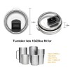 Magnetic Spill Proof Tumbler Lid - Compatible/Replacement for Yeti Rambler,