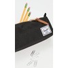 Herschel unisex adult Settlement Pencil Case, Black, Classic US